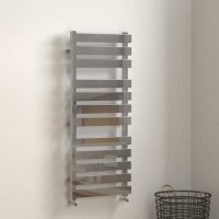 Perlo Chrome Heated Towel Rail - 1200 x 500mm