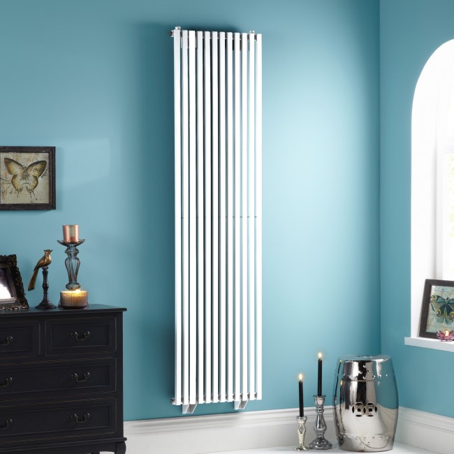 Towelrads Oxfordshire White Vertical Radiator 1800 x 465mm