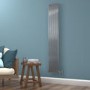 Towelrads Iridio Chrome Vertical Radiator 1800 x 300mm