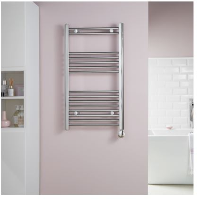 Towelrads MacCarthy Chrome Electric Towel Radiator 550 x 500mm