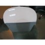 GRADE A3 - Birlea Furniture Aztec Nightstand in White High Gloss