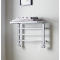 Towelrads Holyport Chrome Heated Towel Rail Radiator - 350 x 500mm