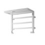 Towelrads Holyport Chrome Heated Towel Rail Radiator - 350 x 500mm