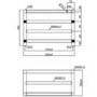 Towelrads Holyport Chrome Heated Towel Rail Radiator - 350 x 500mm