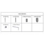Towelrads Holyport Chrome Heated Towel Rail Radiator - 350 x 500mm