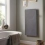 Towelrads Vetro Grey Vertical Electric Designer Radiator - 1000 x 500mm