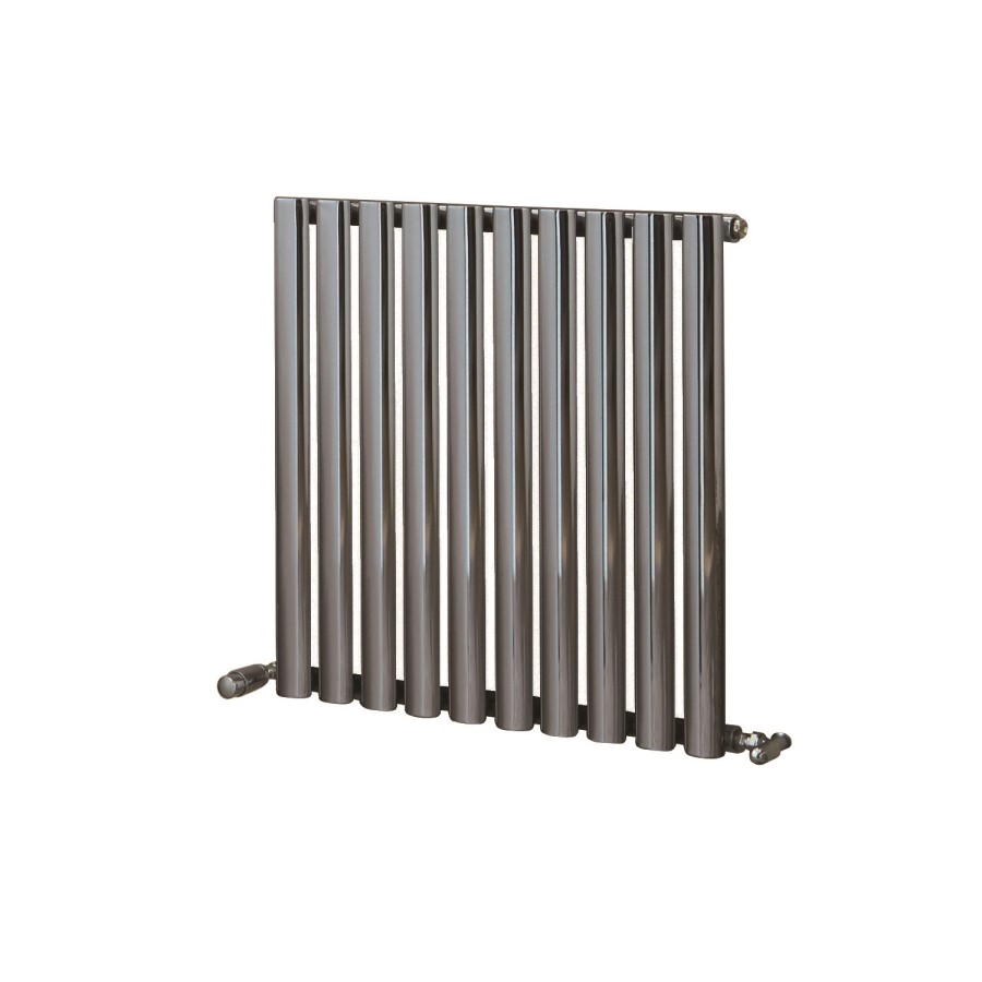 Dorney Anthracite Single Panel Horizontal Radiator - 600 x 592mm