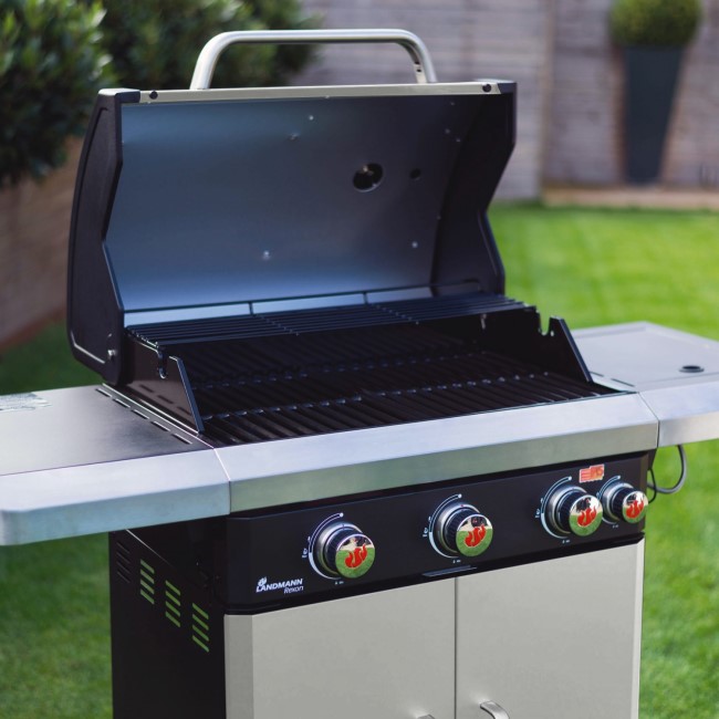 Landmann Rexon 3.1 - 3 Burner Gas BBQ with Side Burner