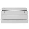 Sciae Opus 36 3 Drawer Chest With Light in White High Gloss