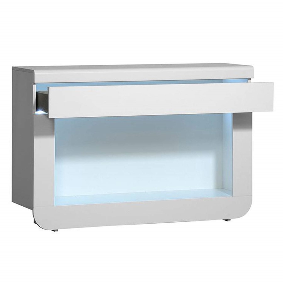 Sciae Floyd 36 White High Gloss Console Table