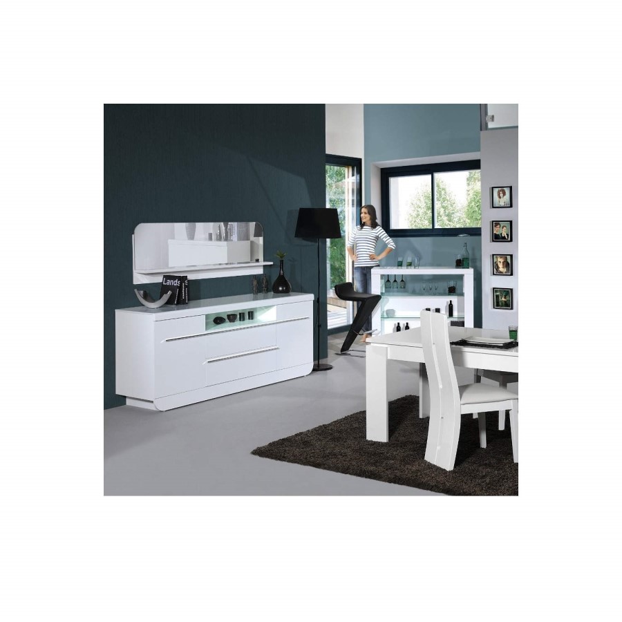 Sciae Skylight Floyd 36 High Gloss Sideboard In White