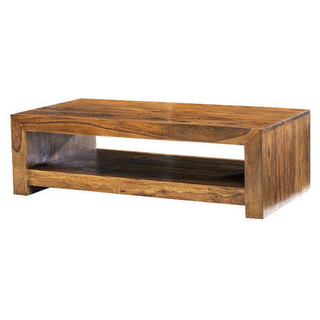 GRADE A2 - Heritage Furniture UK Laguna Sheesham 1 Shelf Coffee Table