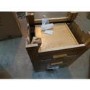 GRADE A3 - Heritage Furniture UK Laguna Oak 3 Drawer Bedside Chest