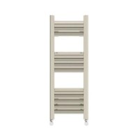 Towelrads Eton Brushed Aluminium Heated Towel Rail Radiator - 800 x 300mm