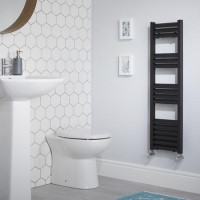 Towelrads Eton Anthracite Towel Radiator - 1000 x 300mm
