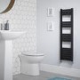 Towelrads Eton Anthracite Towel Radiator - 1000 x 300mm