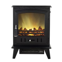 Adam Electric Stove in Black - Aviemore