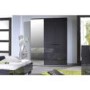 Sciae Sunrise 32 Triple Wardrobe in Grey High Gloss