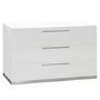 Sciae Sunrise 36 Chest of Drawers in White High Gloss