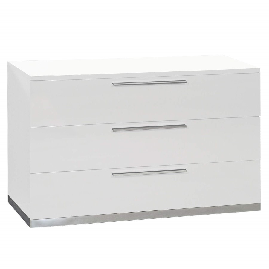 Sciae Sunrise 36 Chest of Drawers in White High Gloss