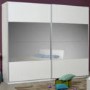Sciae Optimus 36 2 Door Sliding Wardrobe in White High Gloss