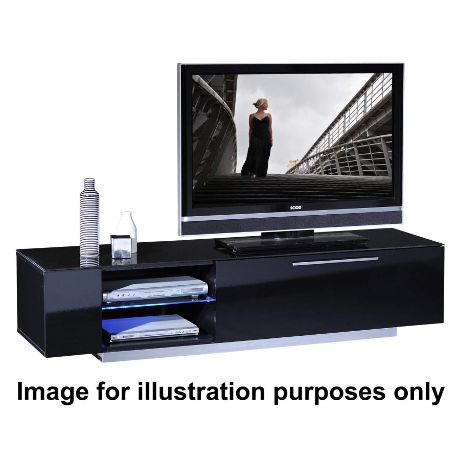 GRADE A3 -  Skylight Vertigo 36 High Gloss White TV Cabinet