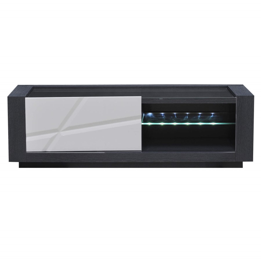 Sciae Quartz 67 TV Unit in White High Gloss
