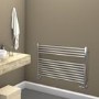 Towelrads Pisa Chrome Horizontal Towel Radiator 800 x 1000mm