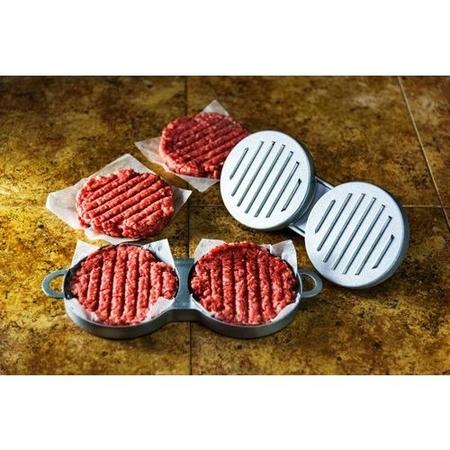 Char-Broil Double Burger Press - Cast Aluminium