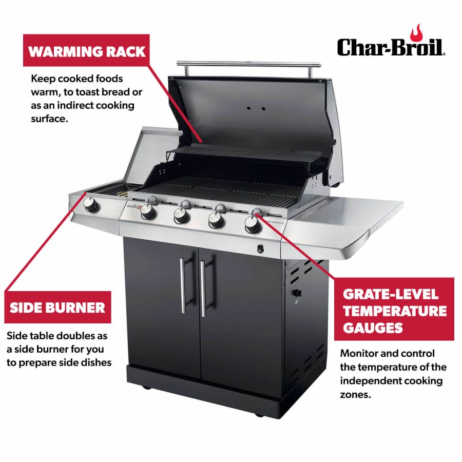 Char-Broil Performance Gas BBQ 4 + 1 Burner