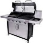 Char-Broil Professional 4600 Double Header - 4 Burner BBQ Grill with Side Burner - Stainless Steel
