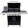 Char-Broil Performance Series 440B - 4 Burner Gas BBQ Grill with Side Burner - Black