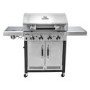 Char-Broil Advantage Series 445S - 4 Burner Gas BBQ Grill with Side Burner - Stainless Steel