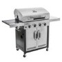 Char-Broil Advantage Series 445S - 4 Burner Gas BBQ Grill with Side Burner - Stainless Steel