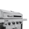 Char-Broil Advantage Series 445S - 4 Burner Gas BBQ Grill with Side Burner - Stainless Steel