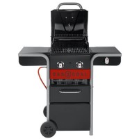 Char-Broil Gas2Coal 2.0 210 - 2 Burner Dual Fuel Gas & Charcoal BBQ Grill - Black