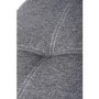 Ariel Linen Effect Pair of Light Grey Dining Chairs