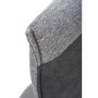 Ariel Linen Effect Pair of Light Grey Dining Chairs