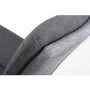 Triton Pair of Linen Effect Dark Grey Dining Chairs