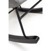 GRADE A1 - Alpine Brushed Velvet Grey Rocking Chair