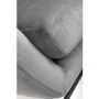Alpine Brushed Velvet Grey Rocking Chair