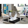 Sciae Smooth 36 Pair of Dining Chairs in High Gloss White