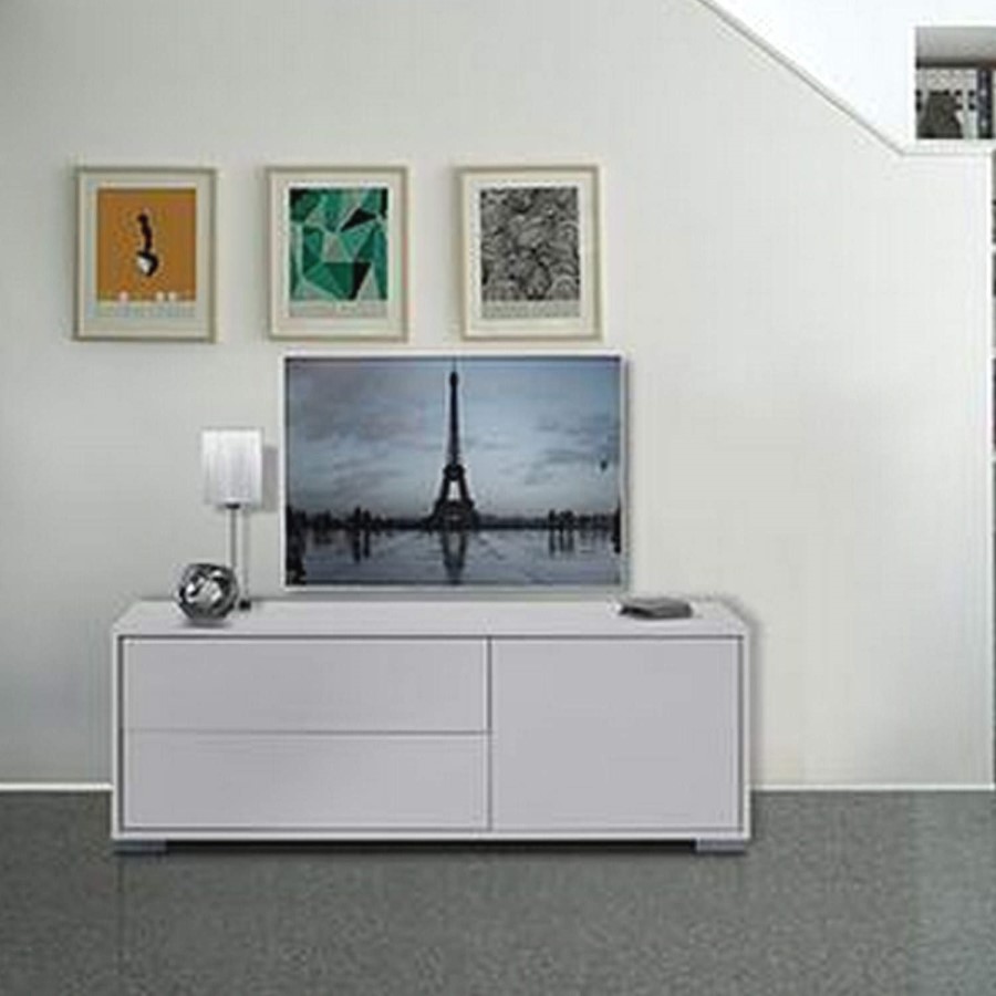 Sciae Nova 34 TV Unit in High Gloss White
