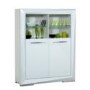 Sciae Brook 76 Display Cabinet in White High Gloss