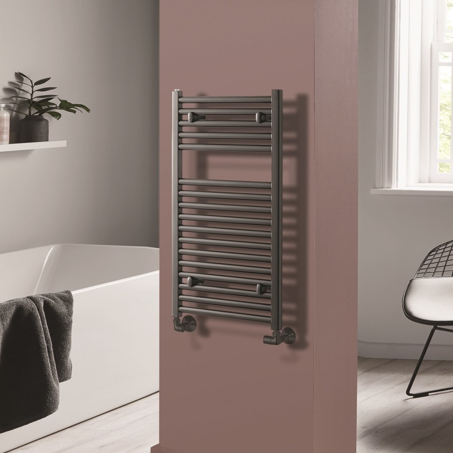 Towelrads Pisa Anthracite Towel Radiator - 800 x 400mm