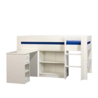 Furniture To Go Kids World Mid Sleeper In White