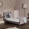 Toddler Bed Frame in Grey Velvet - Gatsby - Obaby 