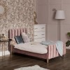 Toddler Bed Frame in Pink Velvet - Gatsby - Obaby