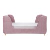 Toddler Bed Frame in Pink Velvet - Lumi - Obaby