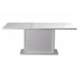 Sciae Karma Extending Dining Table in High Gloss White with Lights
